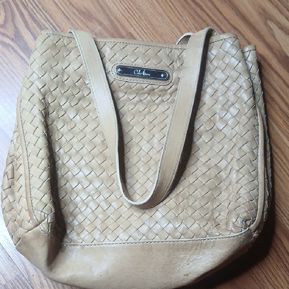 Vintage‎ Cole Haan Tan Woven Tote Bag